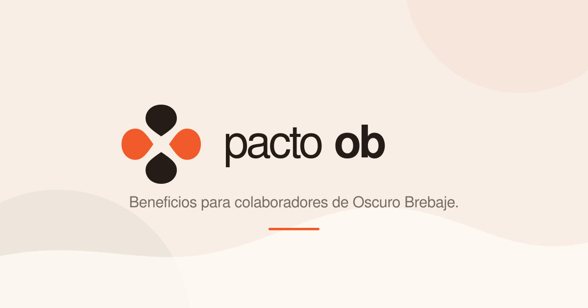 Pacto OB. Imagen original de presentación de la aplicación de Oscuro Brebaje.